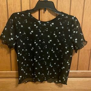 Hollister mesh shirt